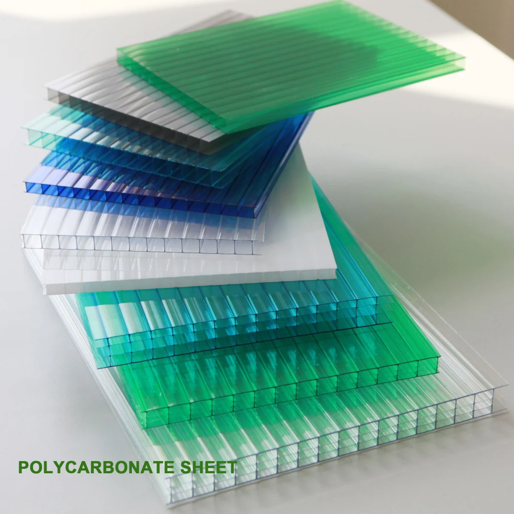 Hot Galvanized Steel Framework Multi-Span Polycarbonate (PC) Sheet Greenhouse
