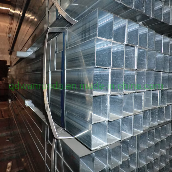 Wrd - 50X50mm Galvanized Steel Pipe for Decorative Pipes